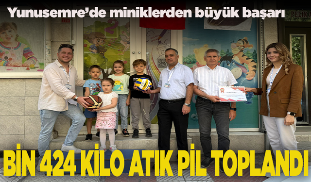 Yunusemre’de atık pil şampiyonu belli oldu: Vilayetler Birliği Anaokulu zirvede!