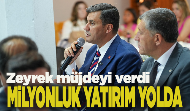 Muhtarlarla buluştu, milyonluk yatırımı açıkladı! Zeyrek’ten Köprübaşı’na dev plan