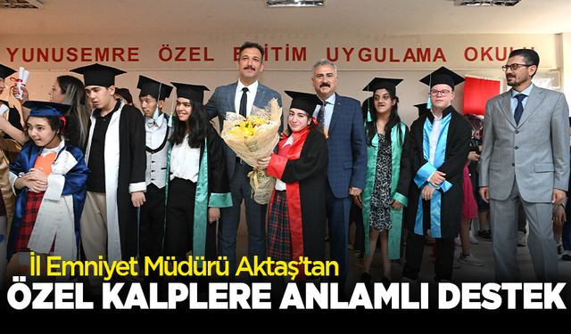 İl Emniyet Müdürü Aktaş’tan özel kalplere anlamlı destek