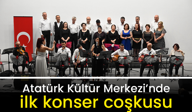 Soma’da tarihi gece: Atatürk Kültür Merkezi’nde ilk konser coşkusu