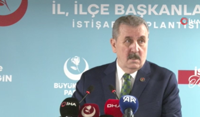 BBP Genel Başkanı Destici: "(İran ve İsrail arasında) Türkiye, arabuluculuk rolü üstlenmelidir"
