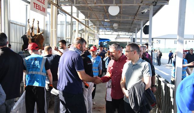 Belediyeden çevrim içi kurban kesimi