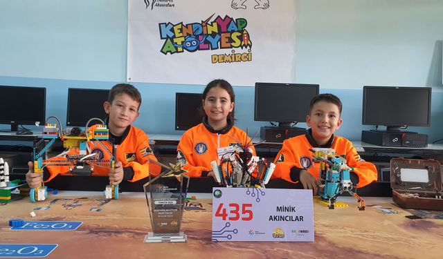 "Minik Akıncılar"ın hedefi Dünya Robot Olimpiyatı'nda şampiyonluk