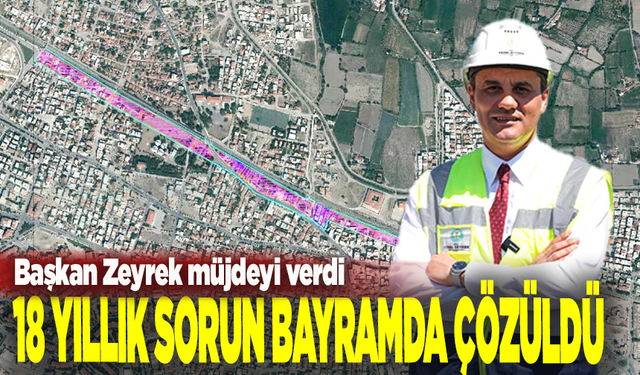 Başkan Zeyrek’ten Manisa’ya bayram müjdesi: 18 yıllık cider yolu sorunu çözüldü