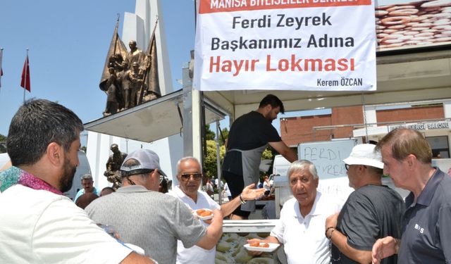 Manisa Bitlisliler Derneği’nden Ferdi Zeyrek anısına lokma hayrı