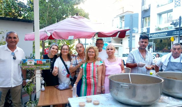 Can Dost Doğaseverlerden Ferdi Zeyrek ve şehitler anısına anlamlı aşure hayrı
