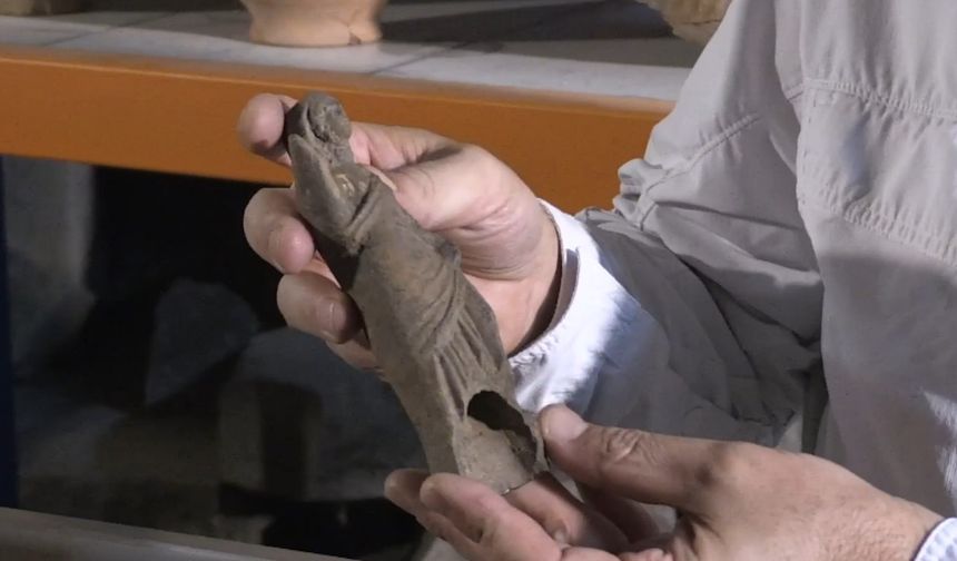 Manisa Aigai Antik Kenti kazısında heyecanlandıran antik buluntu