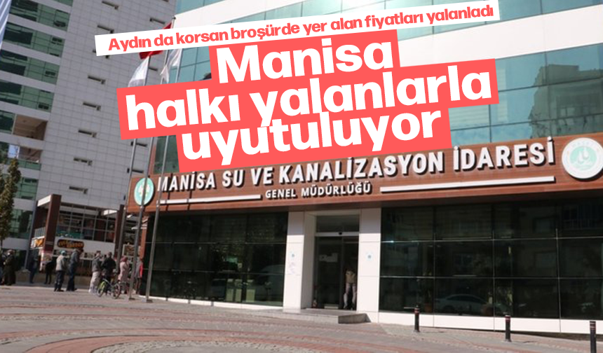 Aydın Büyükşehir de MHP'li Ergün ve MASKİ'nin su listesini yalanladı: Gerçek dışı! 