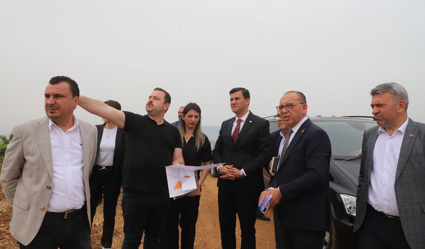 Başkan Zeyrek Turgutlu’da projeleri inceledi