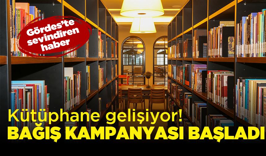 Gördes’te kitap bağış kampanyası