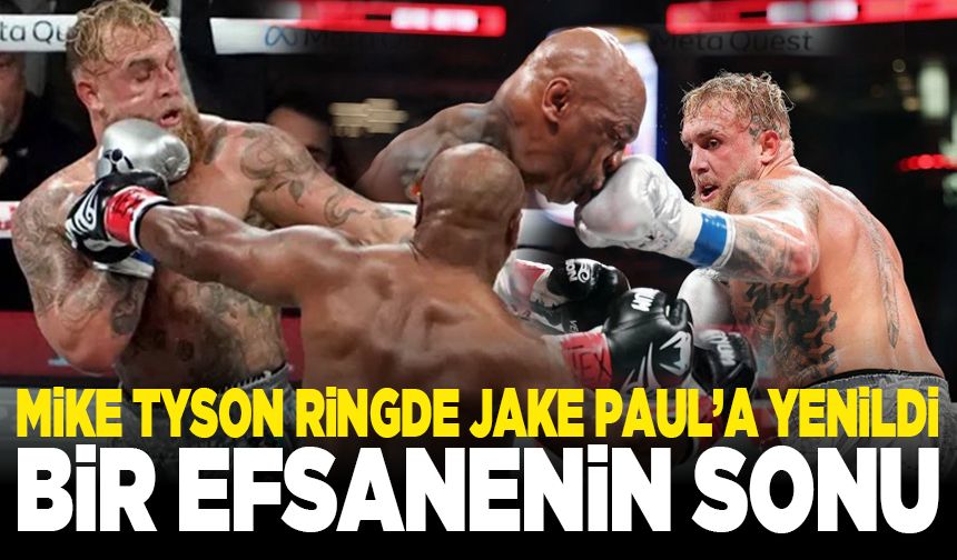 Mike Tyson ringde Jake Paul’a yenildi