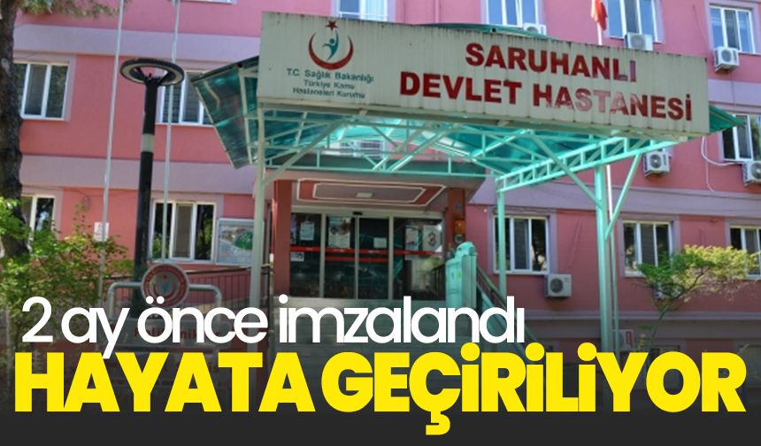 Saruhanlı Devlet Hastanesi Acil Servisi genişliyor!