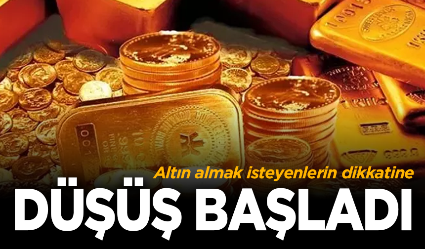 Altında şok düşüş! 27 Mayıs altın fiyatları