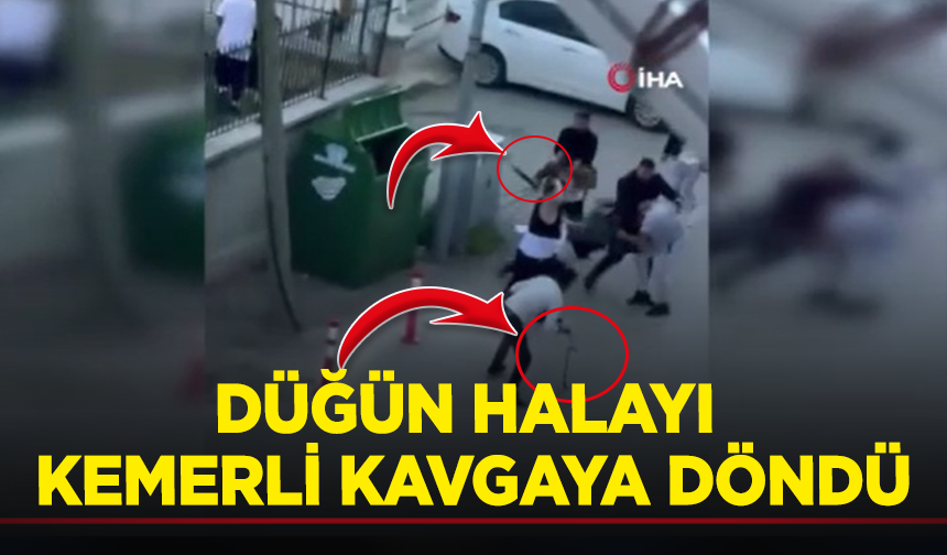 Düğün halayı kemerli kavgaya döndü: 6 yaralı