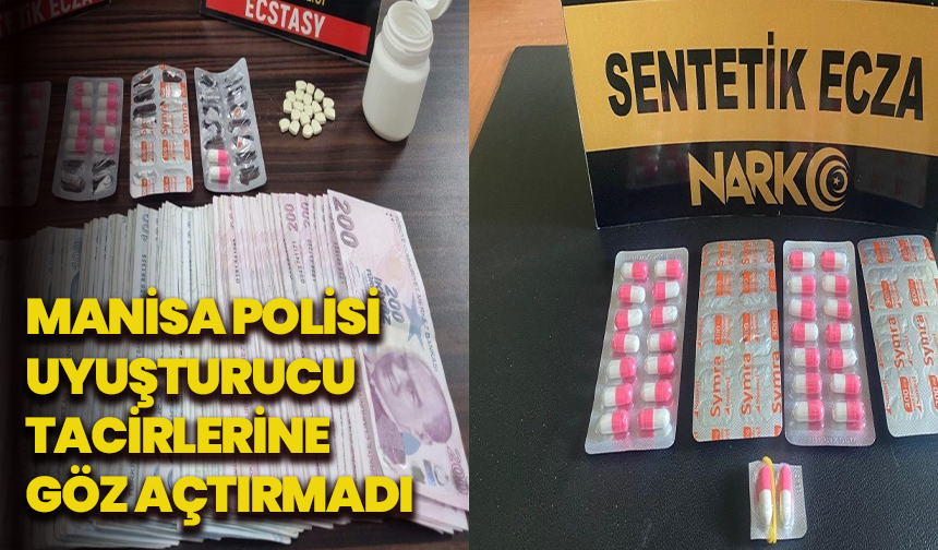 Manisa polisi uyuşturucu tacirlerine göz açtırmadı