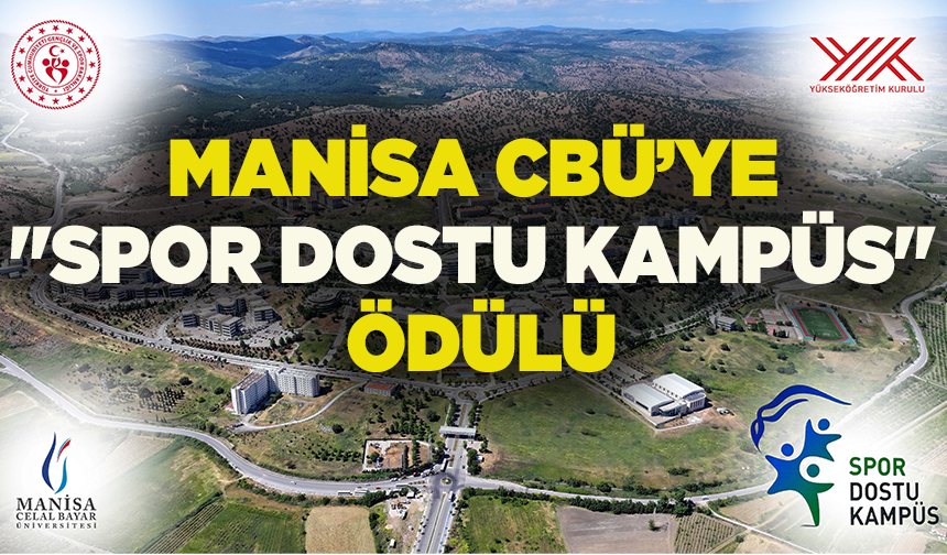 Manisa CBÜ’ye "Spor Dostu Kampüs" ödülü