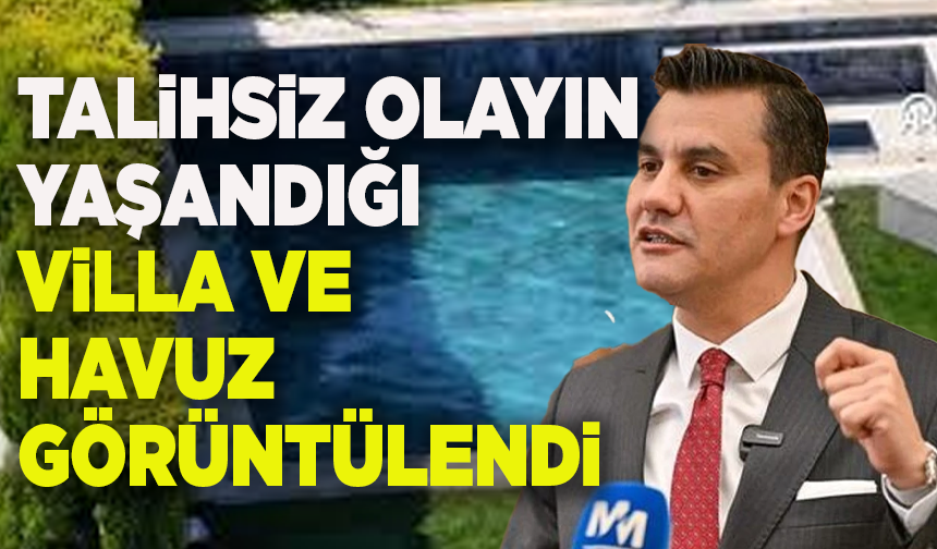 70 dakika kalbi durmuştu: Ferdi Zeyrek'in  yaralandığı havuz ve site havadan görüntülendi