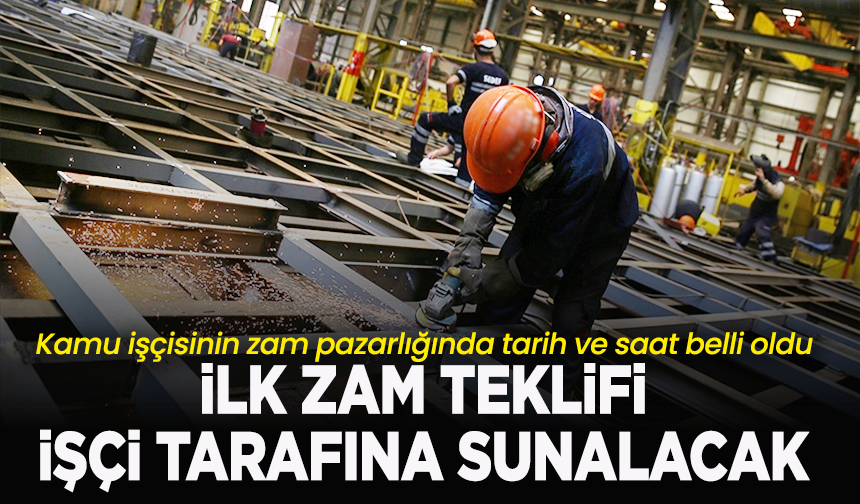 İlk teklif yapılacak: Kamu işçisinin zam pazarlığında tarih ve saat belli oldu