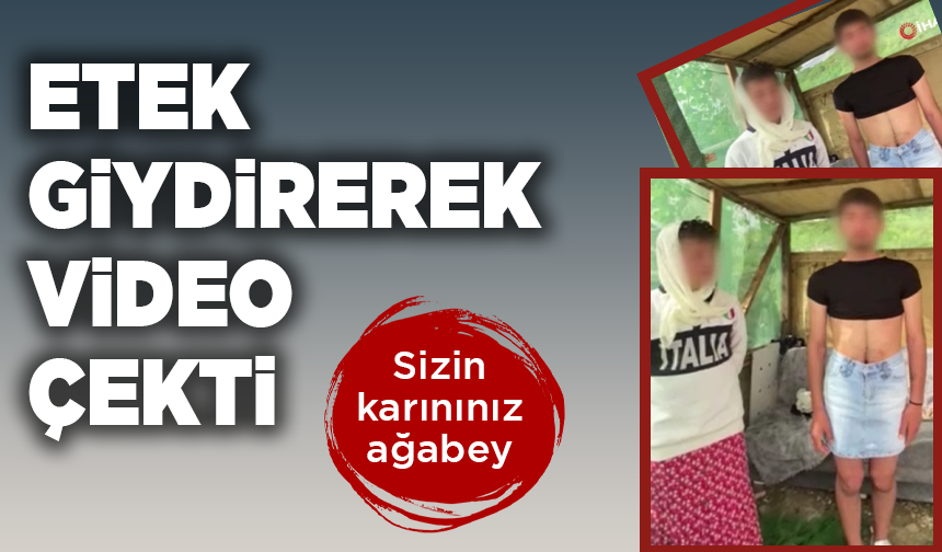 Kuşlarını çalanları yakaladı: Etek giydirerek video çekti