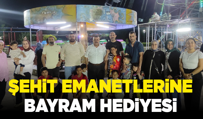 Manisa’da şehit emanetlerine bayram hediyesi
