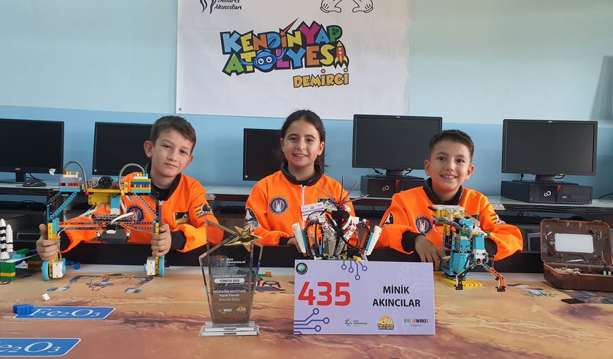 "Minik Akıncılar"ın hedefi Dünya Robot Olimpiyatı'nda şampiyonluk