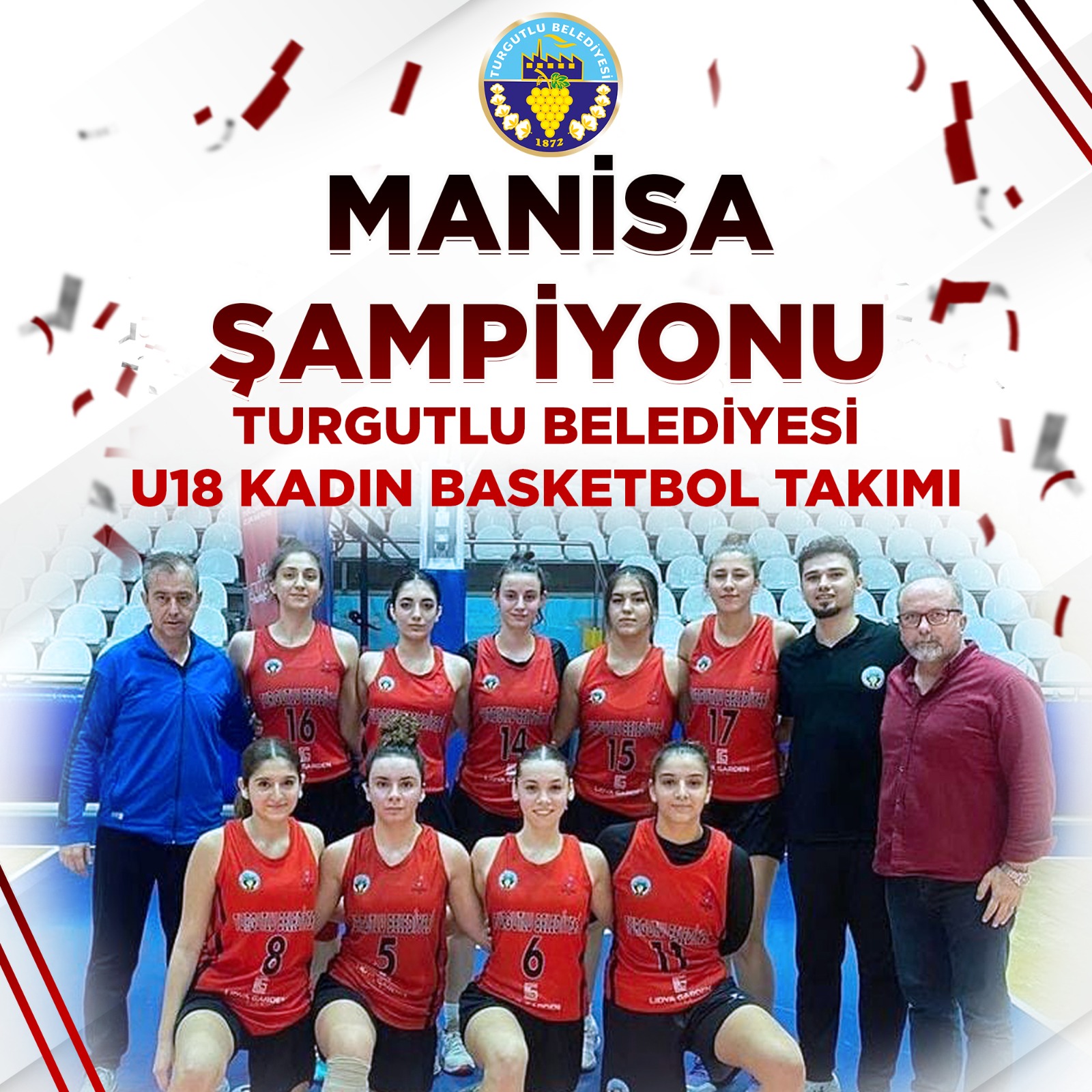 Gelenek Bu Sene de Bozulmadı Turgutlu Belediyesi U18 Kız Basketbol Manisa Şampiyonu 1