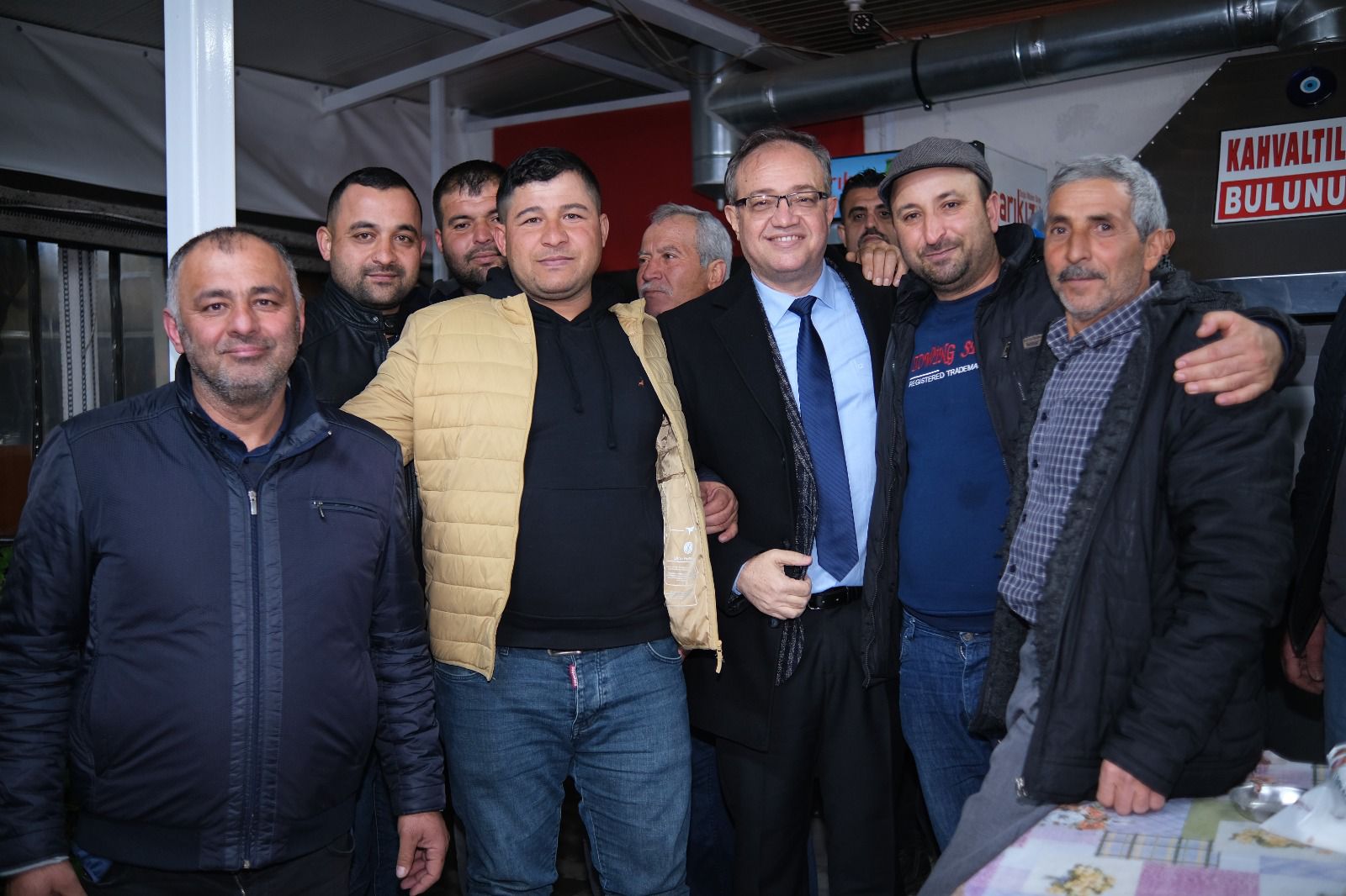 AK Partili Tonguç'un miting havasında geçen Sancalklıbozköy ziyareti-10