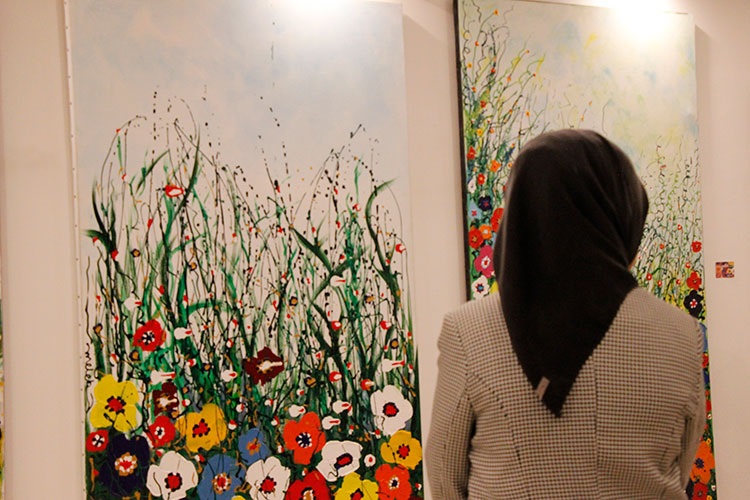 Paris'te 4 Türk Kadın Ressamın Eserlerinin Yer Aldığı Serginin Açılışı Yapıldı (5)