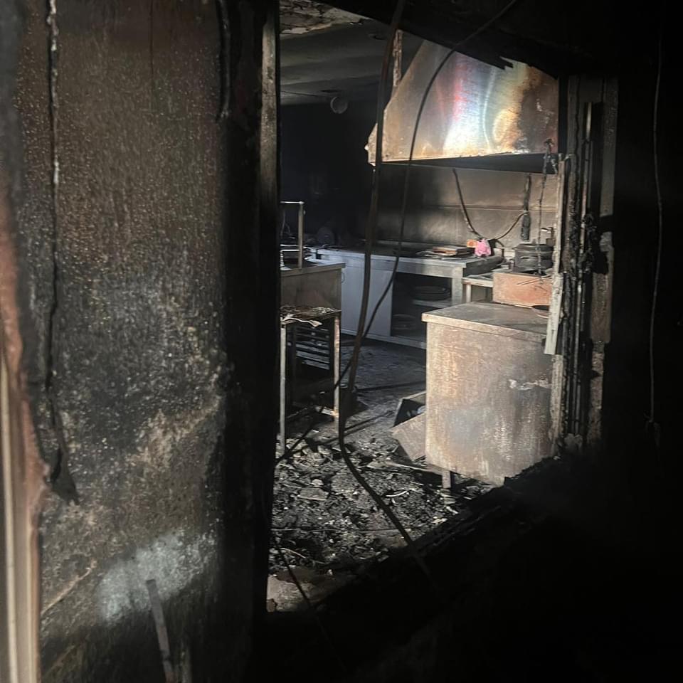 Manisa'da Yangın Tilkisüleymaniye'deki Kahvaltı Salonu Yandı! (1)