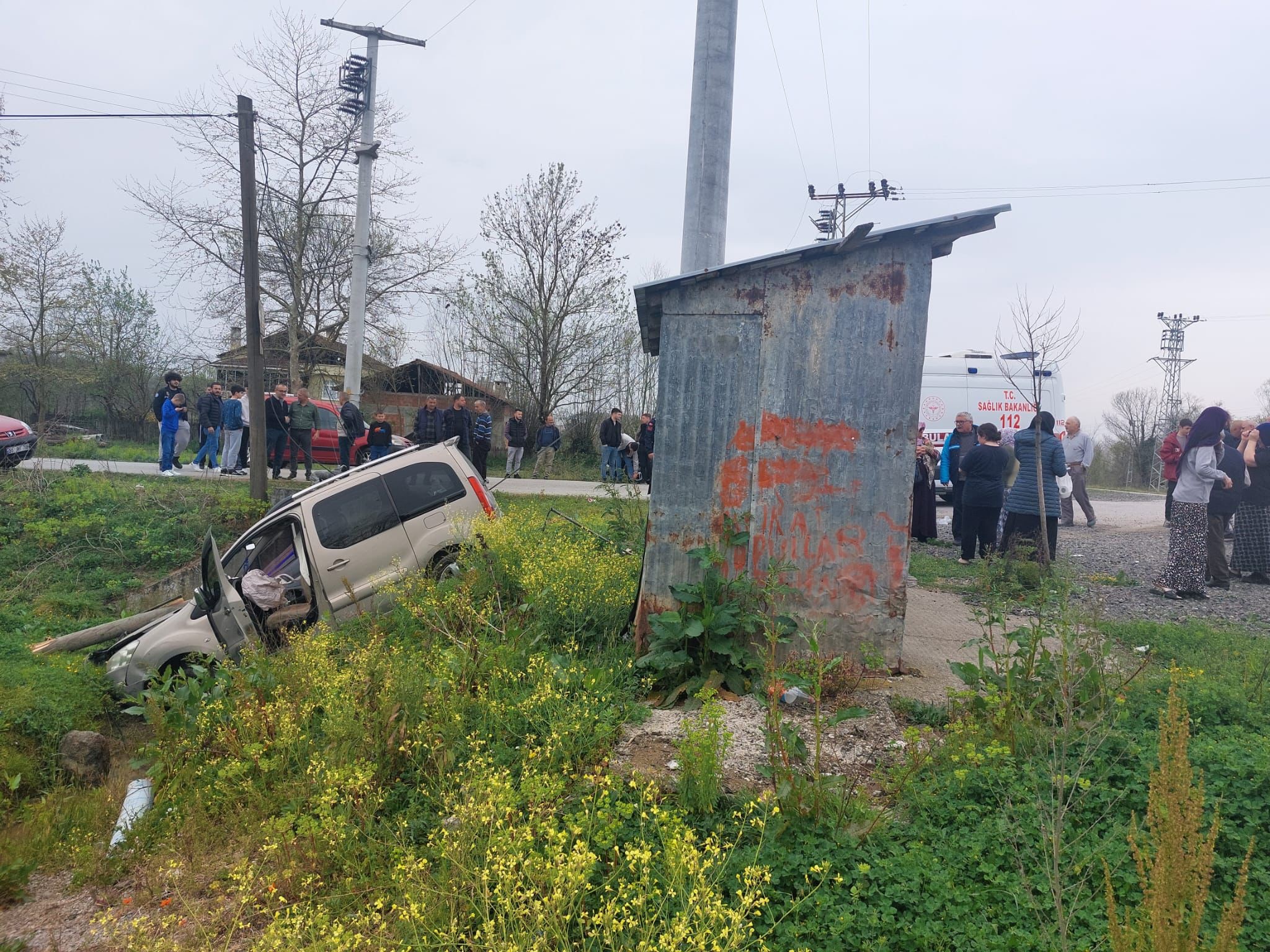 Trafik Kazası 1I Polis 6 Yaralı (2)