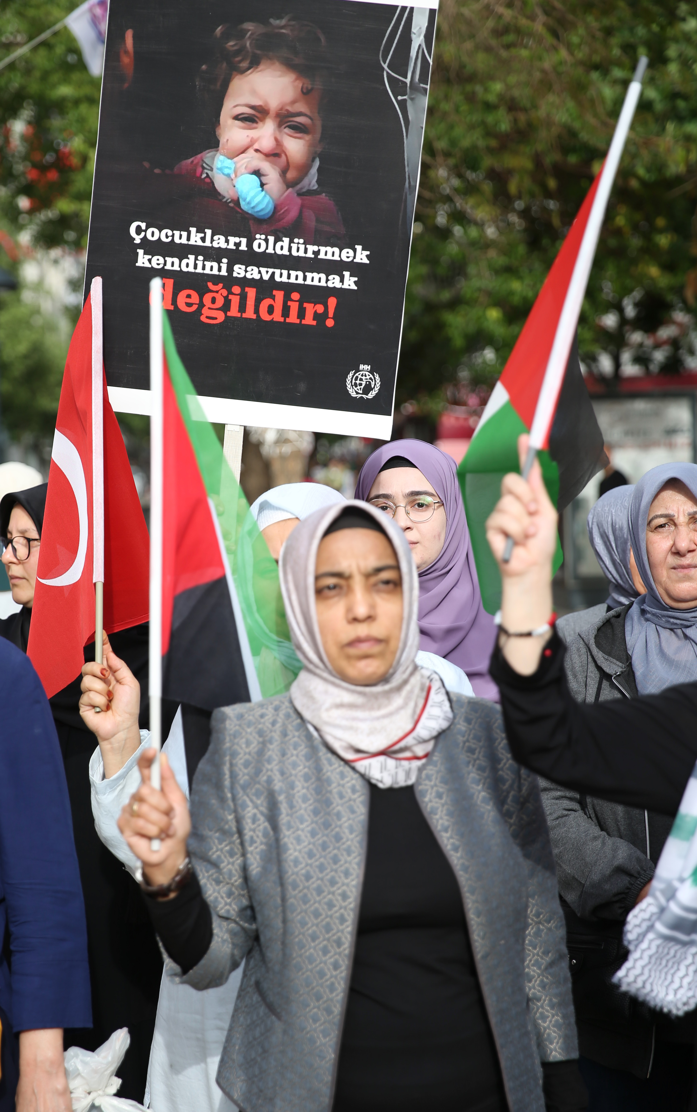 Manisa'da Gazze'ye Destek Yürüyüşü (7)