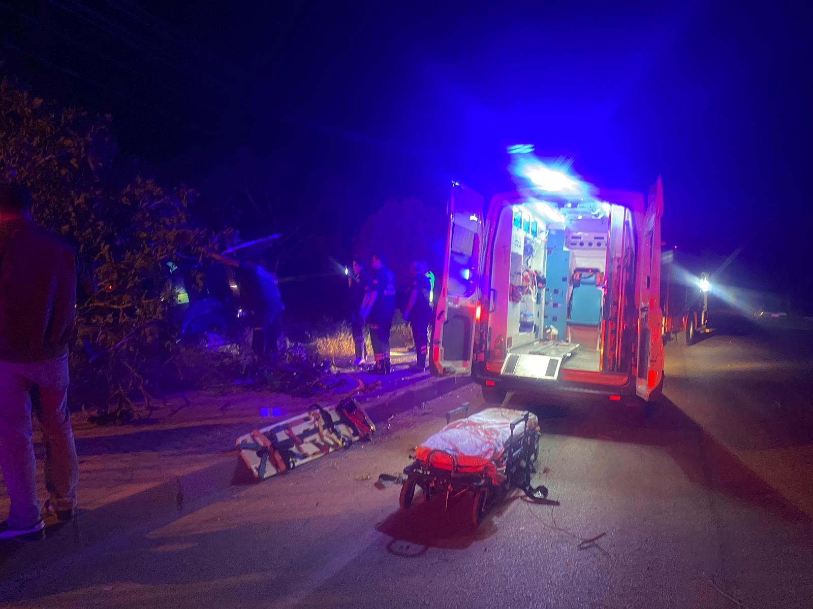 Alaşehir’de Trafik Kazası 1 Yaralı (3)