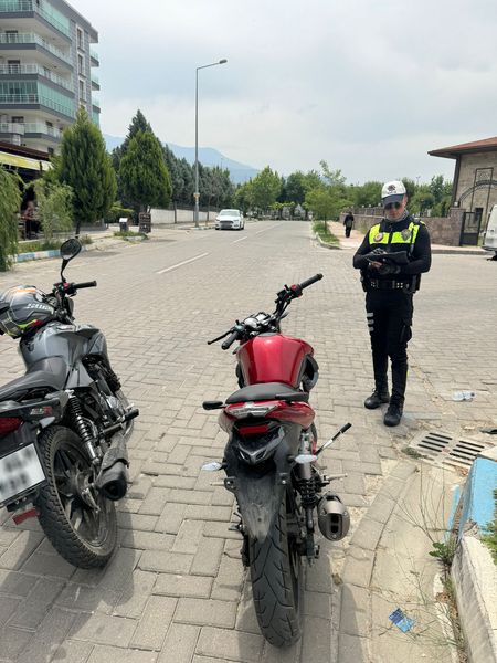 Manisa’da Motosiklet Denetiminde Ceza Yağdı (2)