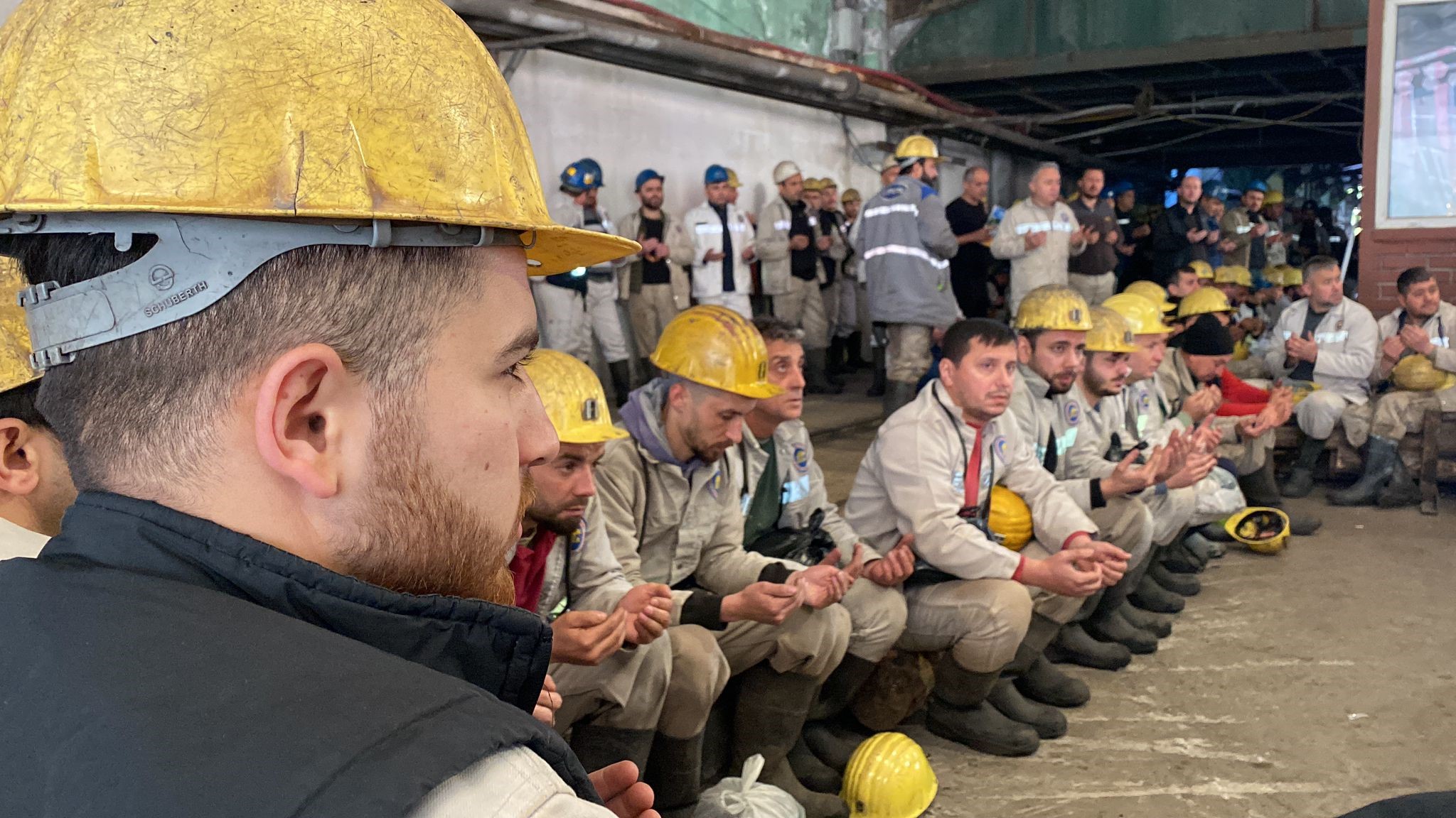 Zonguldak'taki Maden Işçileri Soma'da Ölen Maden Şehitlerini Andı (4)