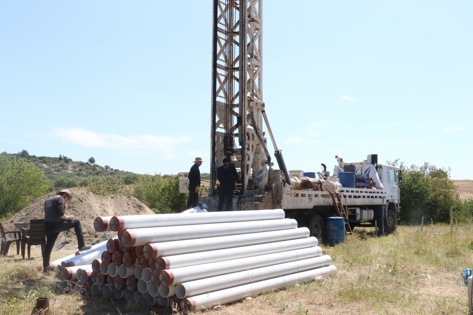 Maski̇ Kepenekli Mahallesinde Sondaj Çalışması Yaptı (1)