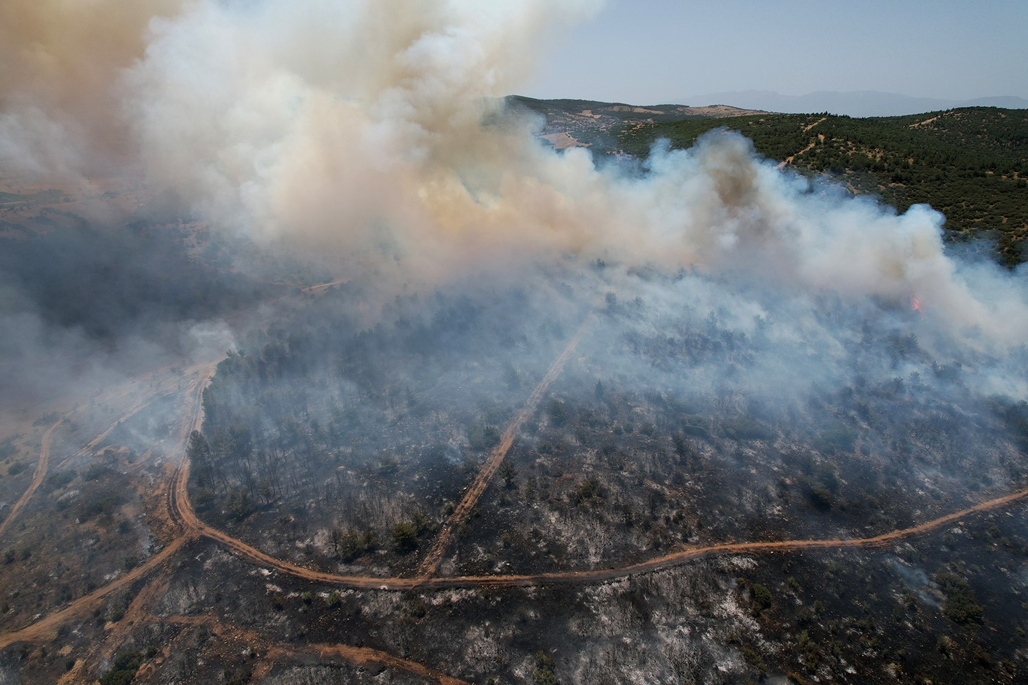 Kula’daki Orman Yangını Kontrol Altına Alındı (2)