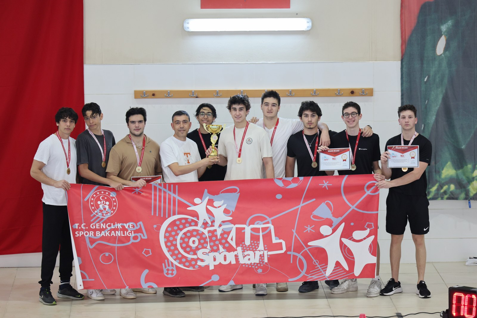 Manisa'da Düzenlenen Okul Sporları Sutopu Gençler Türkiye Birinciliği Müsabakaları Sona Erdi (4)