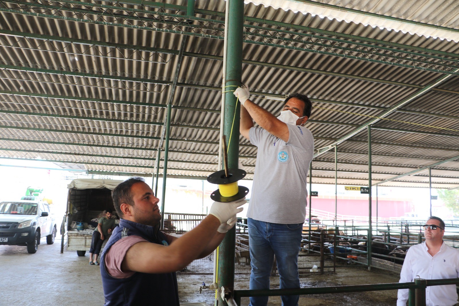 Manisa'da Kurban Satış Yerleri Ve Mezbahalarda Ilaçlandı (4)