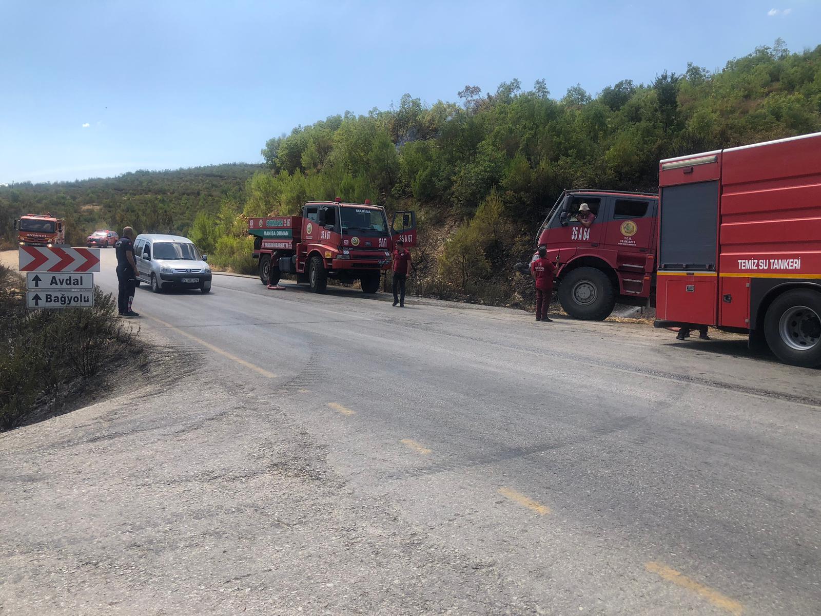 Ormanlık Alanda Çıkan Yangın Kısa Sürede Söndürüldü (3)