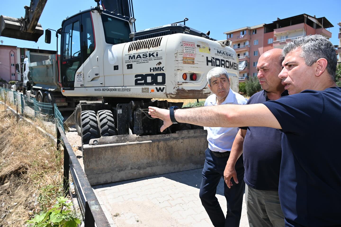 Maski̇ Genel Müdürü Postacı, Soma Ve Akhisar'da Altyapı Sorunlarını Yerinde Inceledi (3)