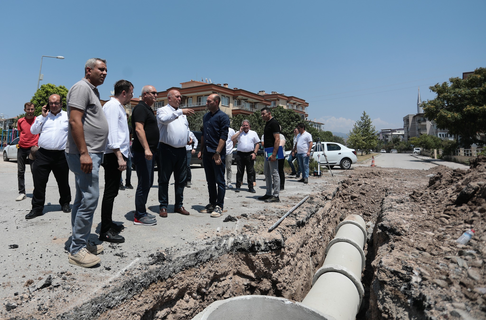 Maski̇ Genel Müdürü Postacı, Soma Ve Akhisar'da Altyapı Sorunlarını Yerinde Inceledi (8)