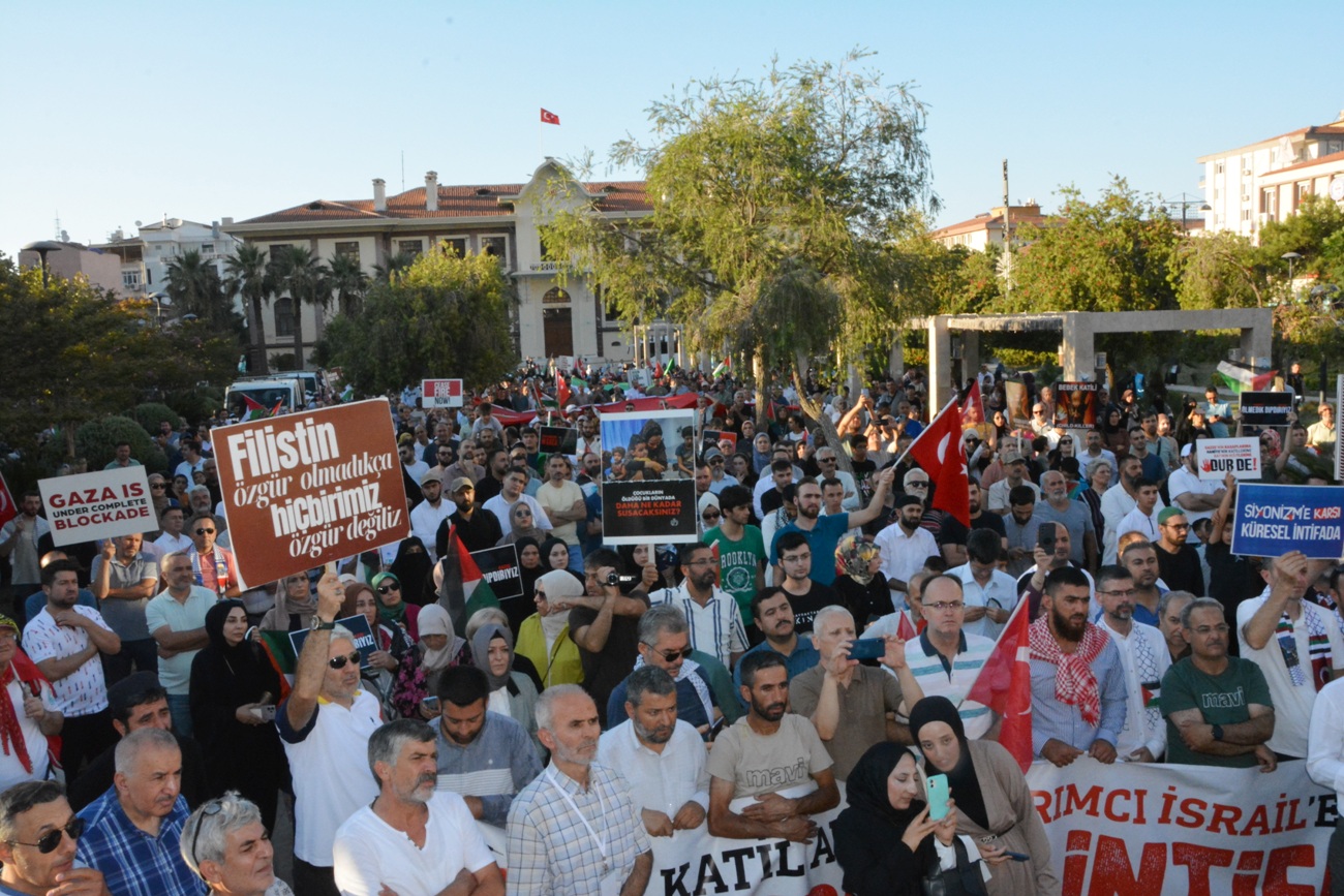 Manisa’dan İsrail’in Soykırımına Tepki “İsrail Terör Örgütüdür” (3)