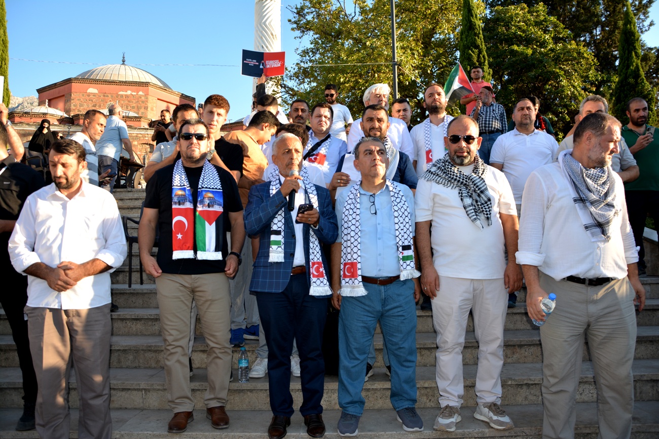 Manisa’dan İsrail’in Soykırımına Tepki “İsrail Terör Örgütüdür” (4)