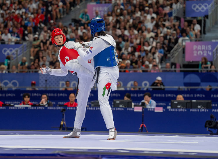 Tekvando kadınlar +67 kiloda Nafia Kuş Aydın yarı finale yükseldi