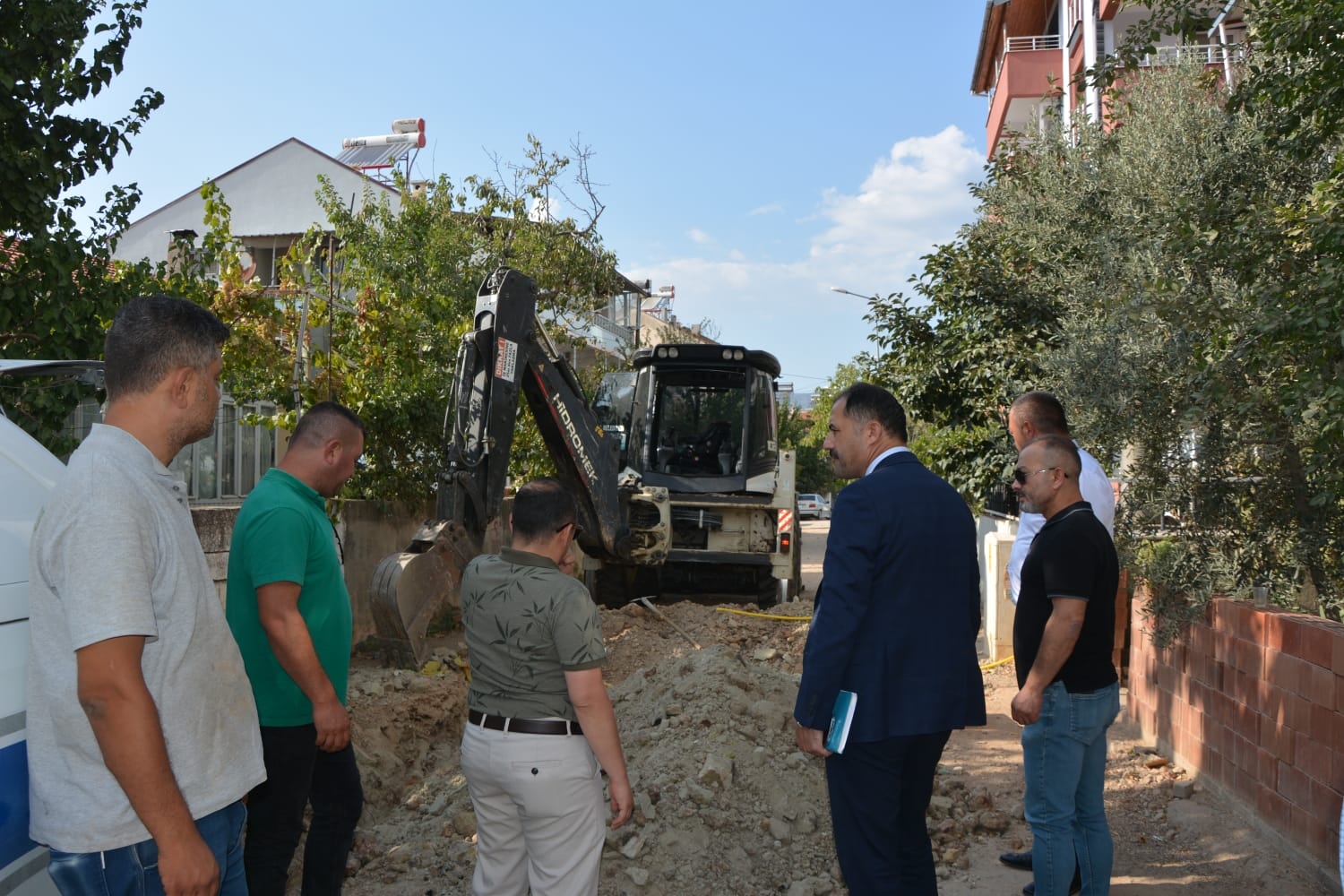 Demirci’de Doğal Gaz Çalışmaları Hız Kazanıyor (4)