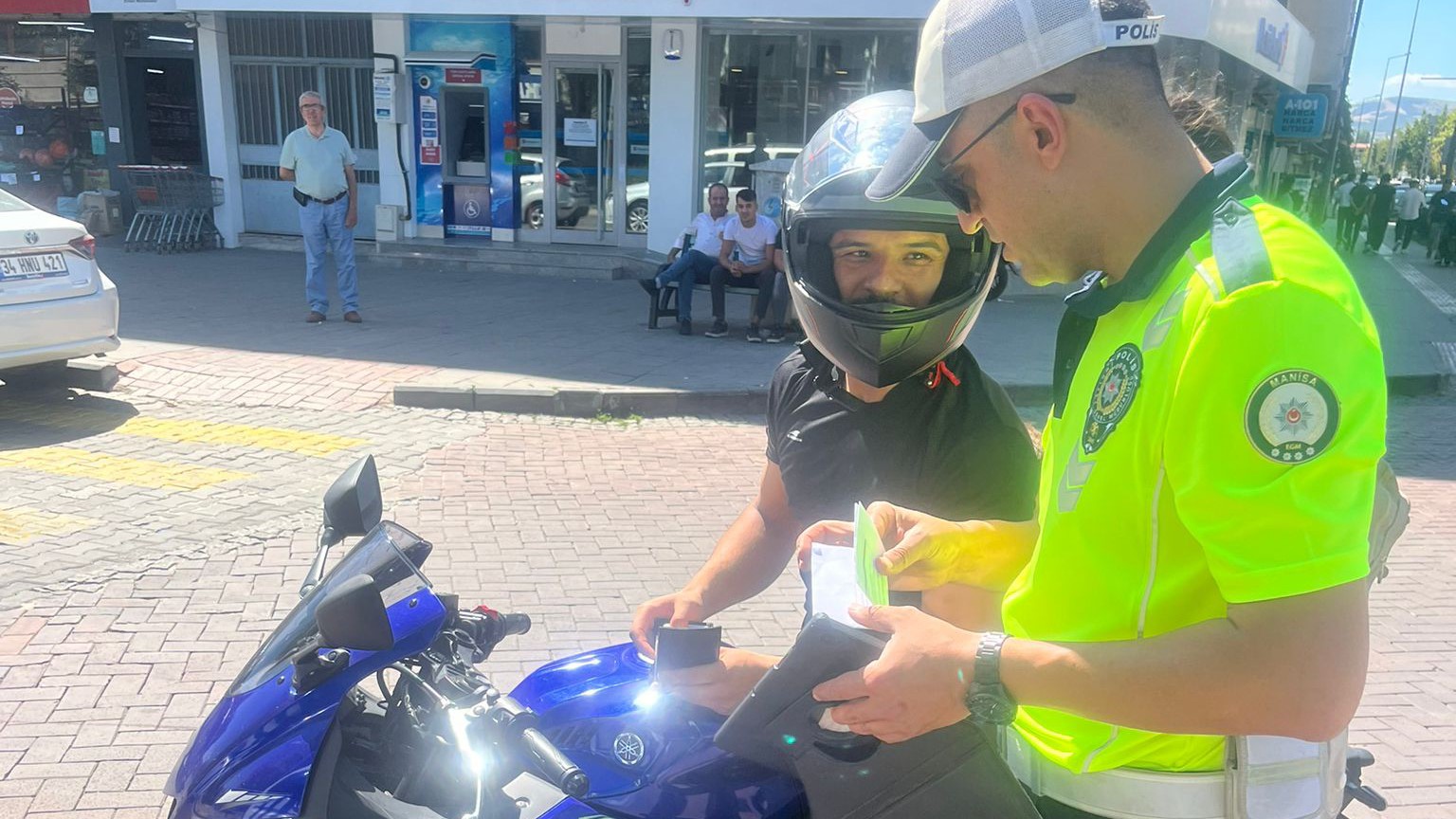 Kula’da Motosikletlere Özel Denetim; 65 Bin Tl Ceza Yazıldı (4)