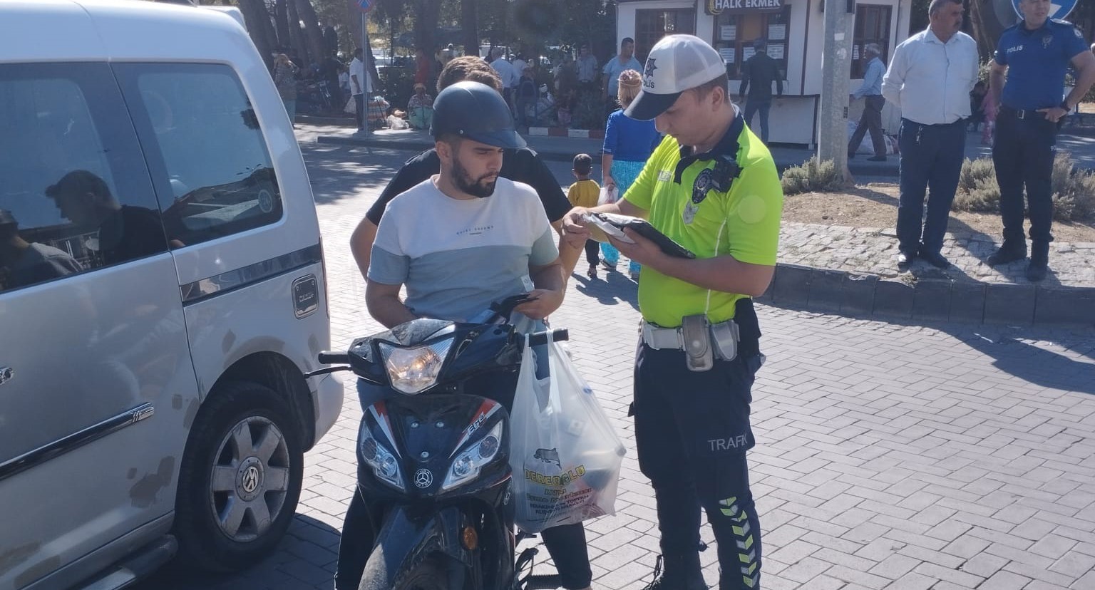 O Ilçede Kask Kullanımına Önem Veriliyor! (6)