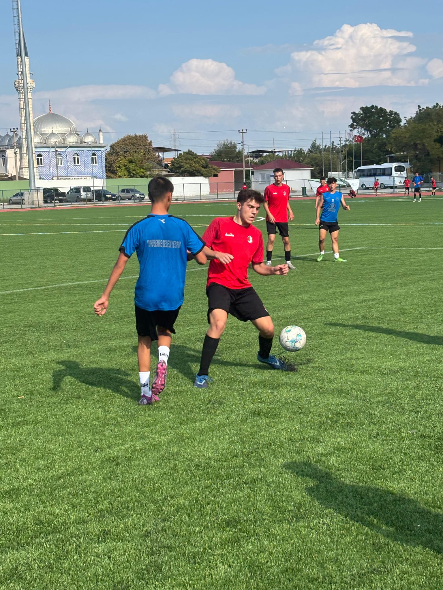 Yunusemre Belediyespor U17 Takımı, Akhisar 1922 Ile Hazırlık Maçında Karşılaştı! (3)