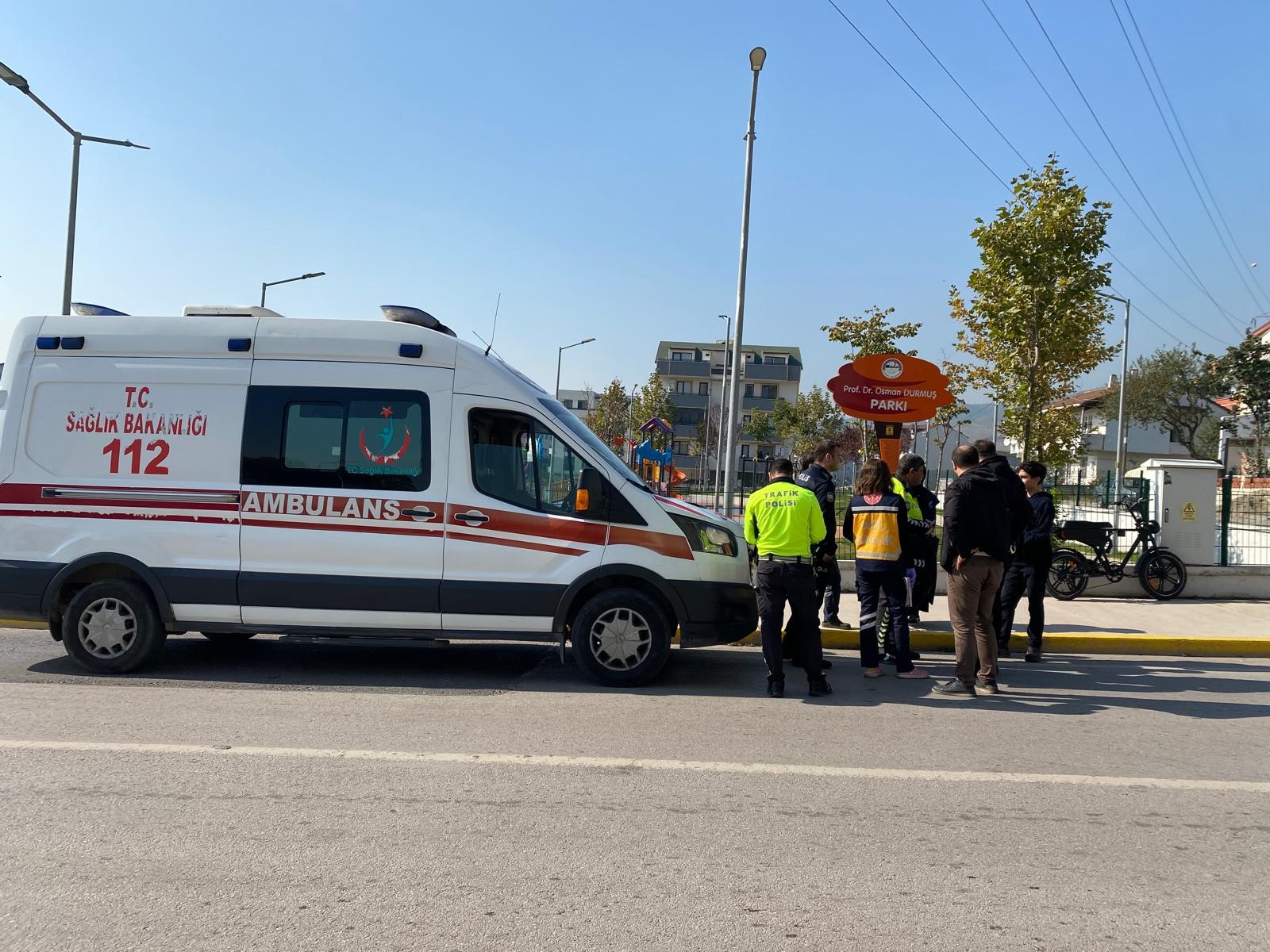 Elektrikli Bisikletten Düşen 2 Çocuk Yaralandı (1)