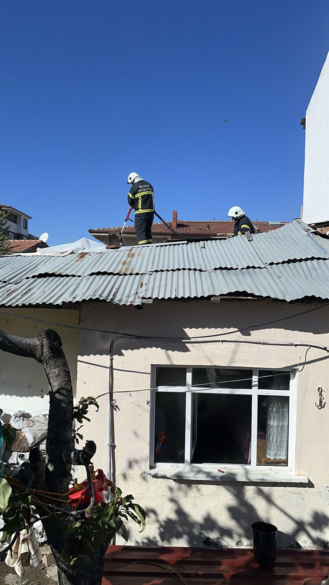 Sobadan Çıkan Yangın Paniğe Neden Oldu (3)